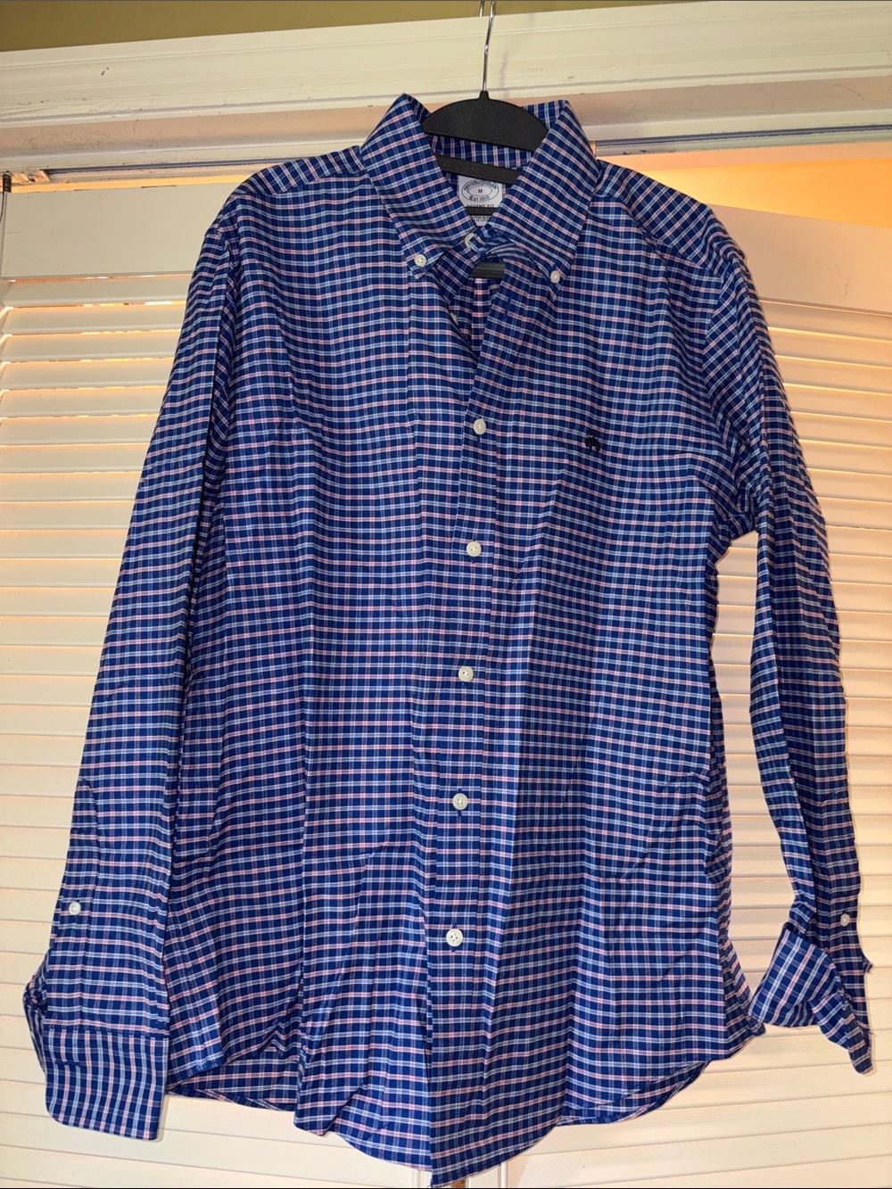 Brooks Brothers Blue and Red Check Button-Down Shirt